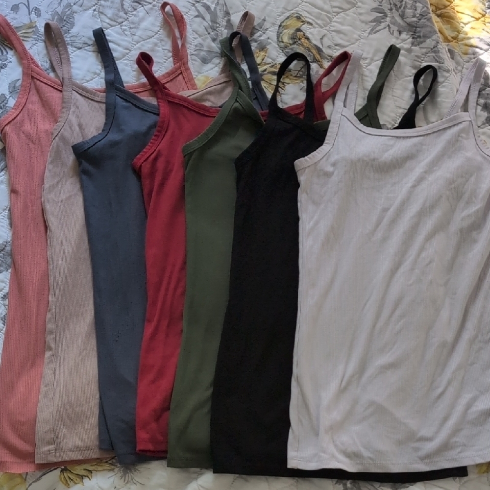 No Boundaries Women's Camisole Set - Pink, Gray, Red, Green, Black, White